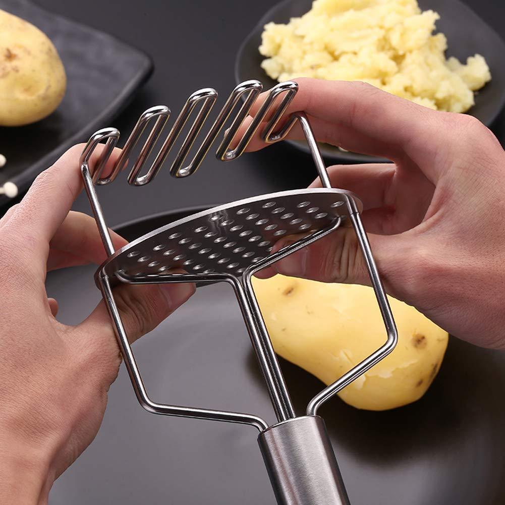 0750_Stainless Steel Hand Masher (Mash for Dal/Vegetable/Potato/Baby Food/pav bhaji DeoDap 0750_Stainless Steel Hand Masher (Mash for Dal/Vegetable/Potato/Baby Food/pav bhaji DeoDap